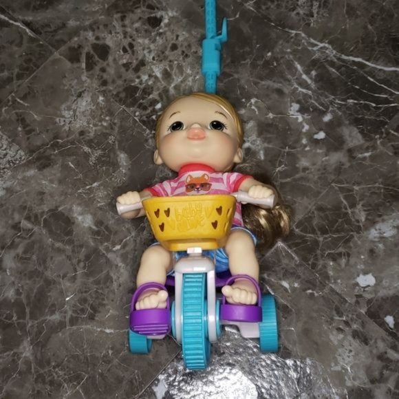 Baby Alive doll with bicycle - Picture 7 of 12